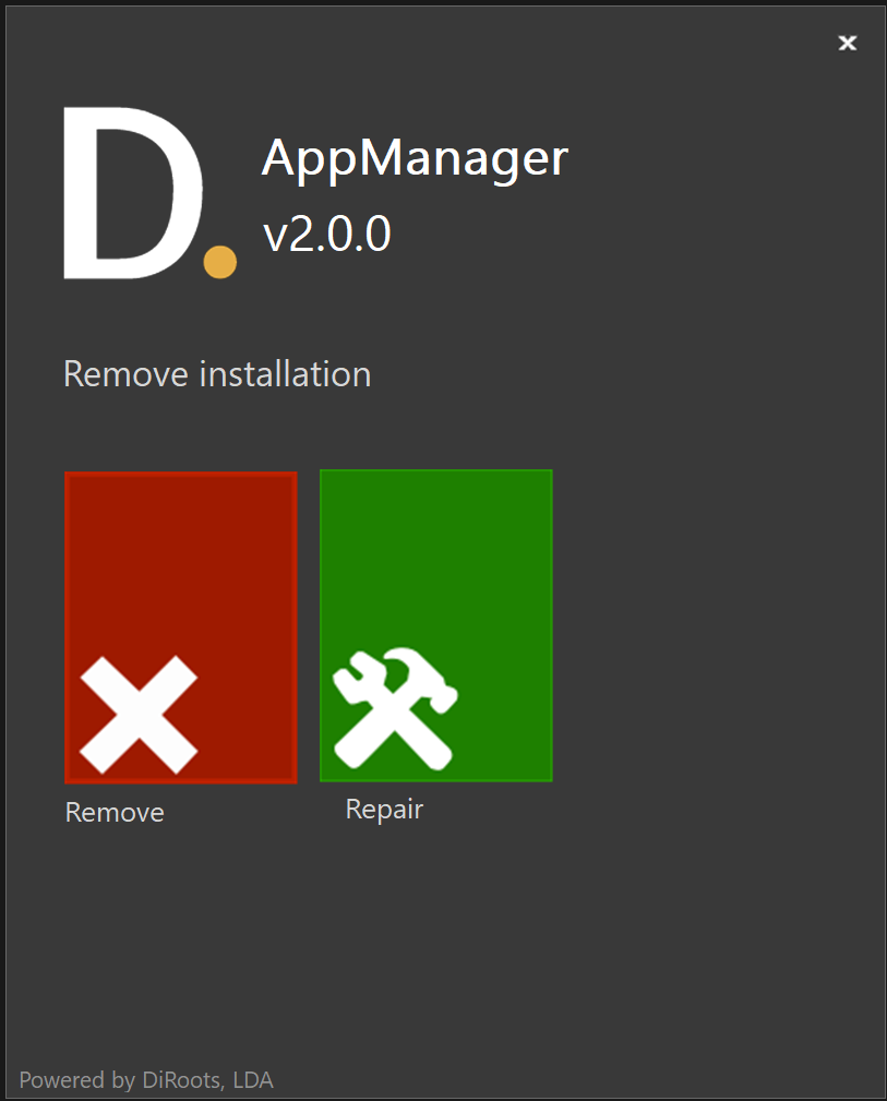 Getting Started DiRoots AppManager Releases Getting started diroots appmanager releases